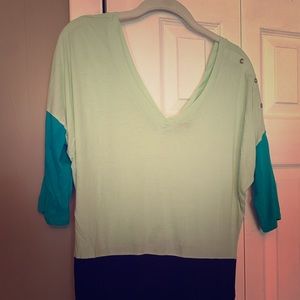 Color block tunic